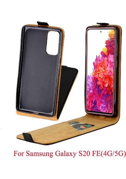 Samsung Galaxy S20 Fe Için Dikey Flip Case Tpu Deri Kart Yuvası Kapak (Yurt Dışından) fiyatları