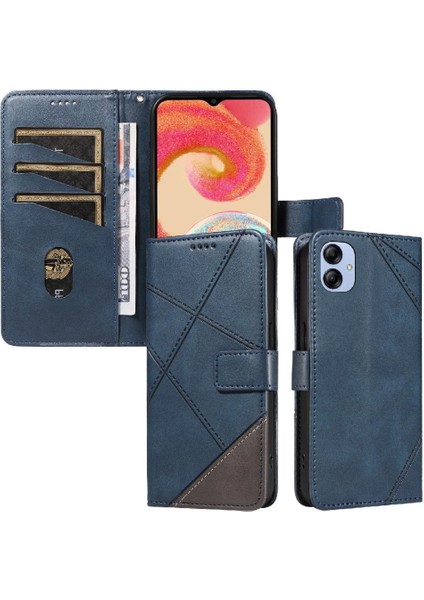 Elmas Dikiş ile Samsung Galaxy A04E ve Kart Yuvası Için Flip Case (Yurt Dışından)
