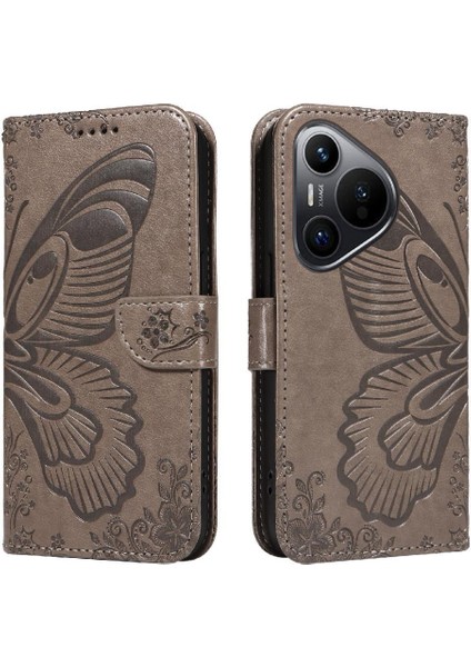 Huawei Pura 70 Için Flip Case Ayrılabilir El Kayışı Yüksek Kaliteli Deri (Yurt Dışından)