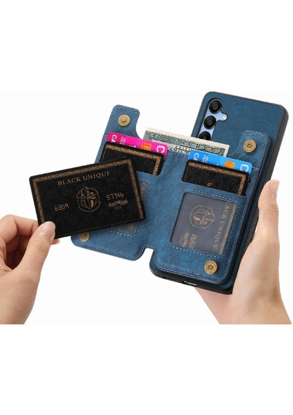 Samsung Galaxy A25 5g Için Kılıf Standı Fonksiyonu Katlanabilir Arka Kapak Vintage (Yurt Dışından) modelleri