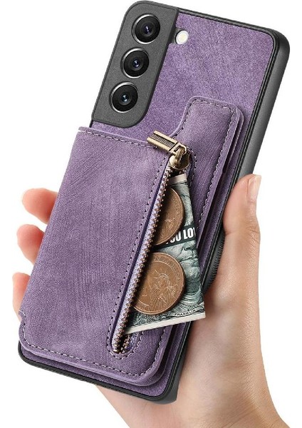 Samsung Galaxy S22 Için Kılıf Standı Fonksiyonu Katlanabilir Arka Kapak Vintage (Yurt Dışından) fiyatları