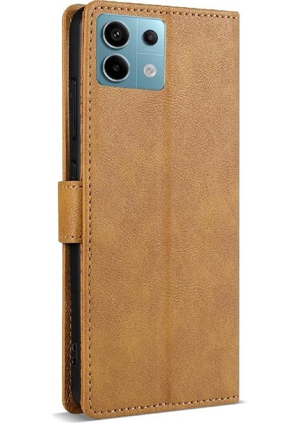 Xiaomi Redmi Not Için Flip Case 13 Pro 5g Anti Kayma Yan Cep Manyetik (Yurt Dışından)