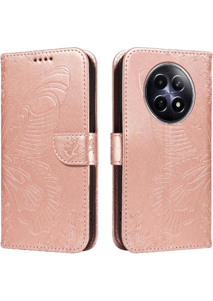 Realme Için Flip Case 12 5g ile Yüksek Kaliteli Deri Ayrılabilir El Kayışı (Yurt Dışından)