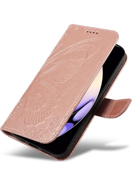 Kredi Kartı Yuvası ile Reamle 10 Pro 5g Kabartmalı Kelebek Için Flip Case (Yurt Dışından)