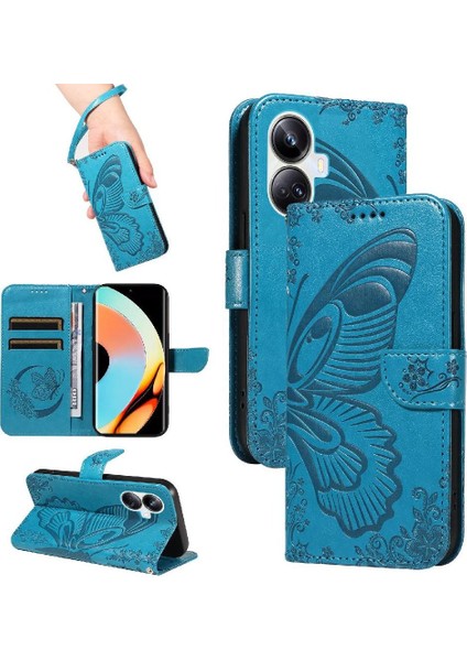 Realme 10 Pro Artı Ayrılabilir El Kayışı ile Yüksek Kalite Için Flip Case (Yurt Dışından)