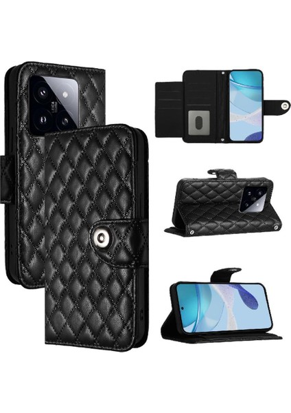 Xiaomi 14 5g Bilek Şerit Kart Tutucu Cüzdan Kapak Darbeye (Yurt Dışından)