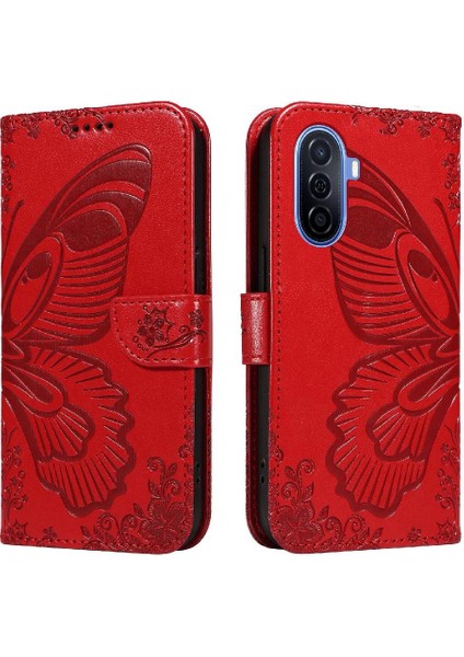 Kredi Kartı Yuvası ile Huawei Nova Y70 Artı Flip Case Yüksek Kalite El (Yurt Dışından)