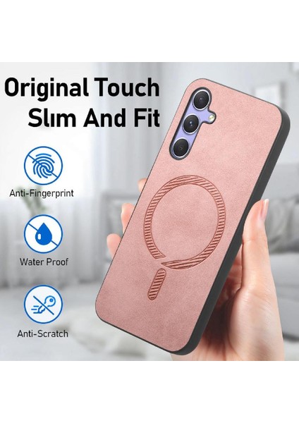 Samsung Galaxy A14 Ince Kablosuz Şarj Magsafe Araba Mounts Için Flip Case (Yurt Dışından) modelleri