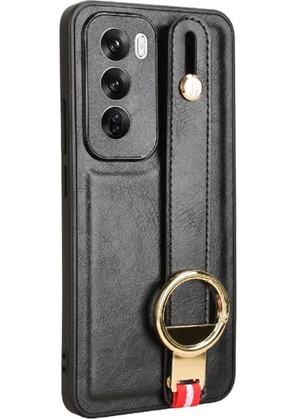 Oppo Oppo 12 5g Bilek Kayışı Premium Pu Deri Uyumluluğu Için Kılıf (Yurt Dışından) fırsatları