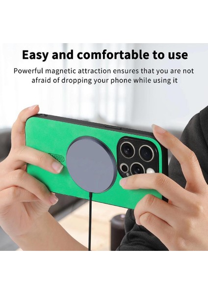 IPhone 14 Için Flip Case Pro Magsafe Araba Bağlar Kablosuz Şarj Ince (Yurt Dışından)