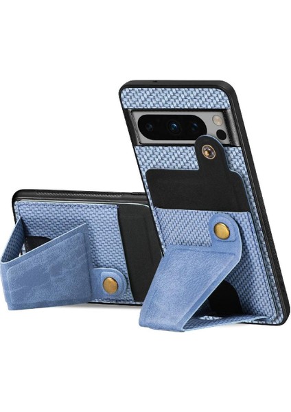 Google Pixel 8 Pro Manyetik Tasarım Kart Sahibi Braketi Standı Için Kılıf (Yurt Dışından)