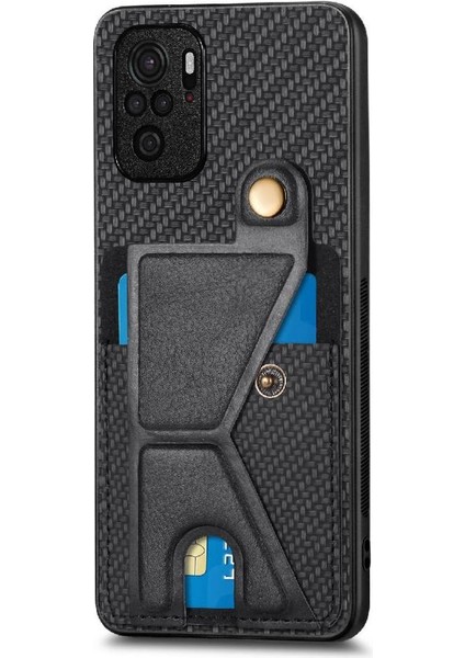 Xiaomi Redmi Not 10 Için Kılıf 4g Standı Fonksiyonu Cardholder Manyetik Tasarım (Yurt Dışından) fırsatları