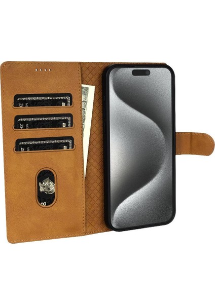 IPhone 15 Için Flip Case Pro Max Manyetik Kapatma Çift Katmanlı Koruma (Yurt Dışından)