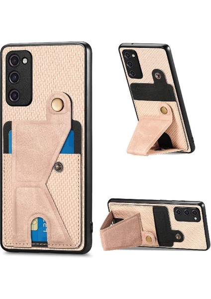 Samsung Galaxy S20 Fe Için Kılıf Braketi Cardholder Standı Fonksiyonu Manyetik (Yurt Dışından)