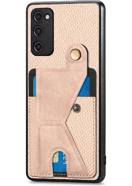 Samsung Galaxy S20 Fe Için Kılıf Braketi Cardholder Standı Fonksiyonu Manyetik (Yurt Dışından) modelleri