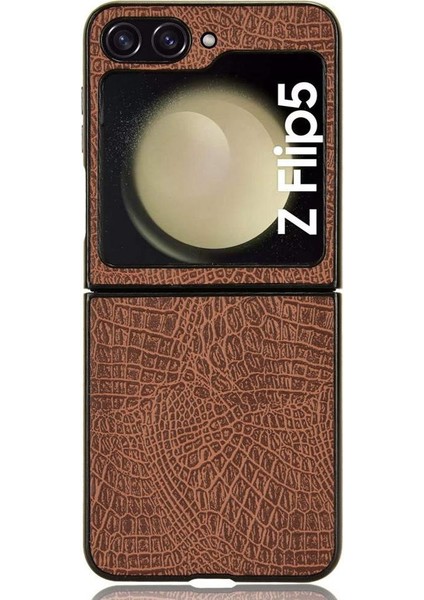 Samsung Galaxy Z Flip 5 Uyumluluk Klasik Için Şık Klasik Durumda (Yurt Dışından) modelleri