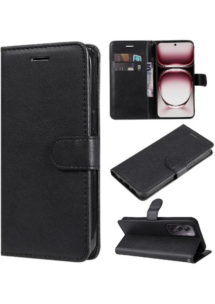 Oppo Oppo 12 Pro 5g Için Flip Case Kart Yuvası ile Yüksek Kaliteli Deri Kılıf (Yurt Dışından)