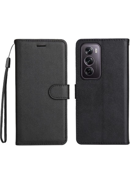 Oppo Oppo 12 Pro 5g Için Flip Case Kart Yuvası ile Yüksek Kaliteli Deri Kılıf (Yurt Dışından) modelleri