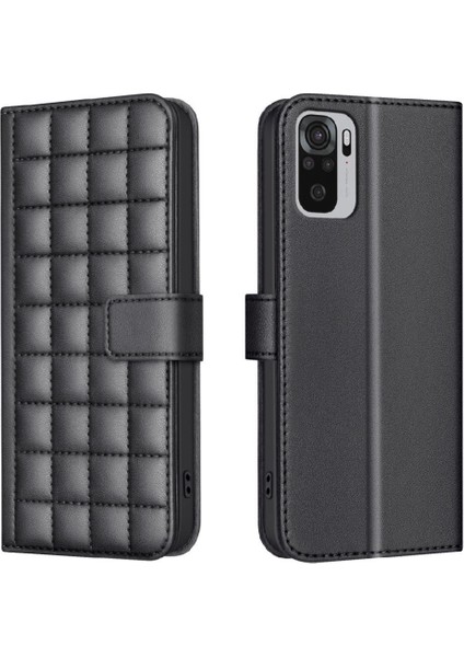 Xiaomi Redmi Not 10 Için Flip Case 4g Pu Deri Koruyucu Cüzdan Kart (Yurt Dışından)