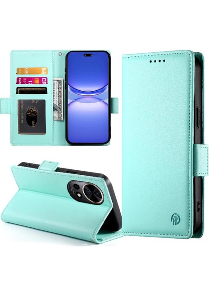 MY Boutique1 Huawei Nova 12 Pro Için Flip Case Cüzdan Iş Çevir Kart Yuvaları Günlük Kullanım (Yurt Dışından)