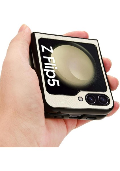 Samsung Galaxy Z Flip 5 Uyumluluk Klasik Için Şık Klasik Durumda (Yurt Dışından) fiyatları