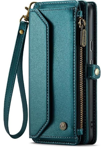 Google Piksel 9 Pro Xl Için Crossbody Durumda Rfıd Engelleme Durumda Cüzdan Fermuar (Yurt Dışından)