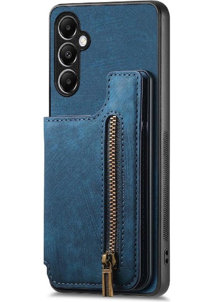 Samsung Galaxy A05S Için Kılıf Katlanabilir Arka Kapak Vintage Fermuar Cüzdan (Yurt Dışından) fırsatları