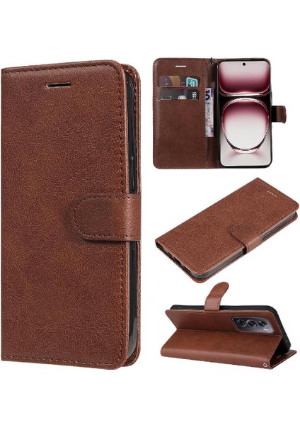 Oppo Oppo 12 Pro 5g Için Flip Case Kart Yuvası ile Yüksek Kaliteli Deri Kılıf (Yurt Dışından) modelleri
