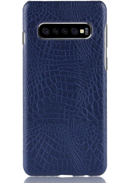 Samsung Galaxy S10 Artı Klasik Timsah Moda Için Şık Klasik Kılıf (Yurt Dışından)