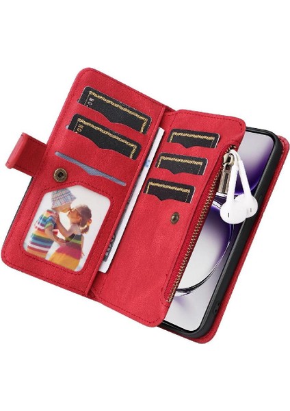 Oppo Oppo 12 5g Dokuz Kart Yuvaları Için Kılıf Kickstand Koruyucu Fermuar Tarzı (Yurt Dışından) fiyatları