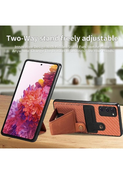 Samsung Galaxy S20 Fe Için Kılıf Braketi Cardholder Standı Fonksiyonu Manyetik (Yurt Dışından) fiyatları