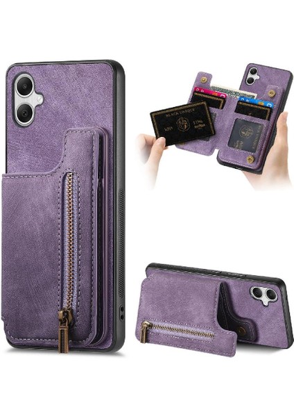 Samsung Galaxy A05 Için Kılıf Standı Fonksiyonu Katlanabilir Arka Kapak Vintage (Yurt Dışından)