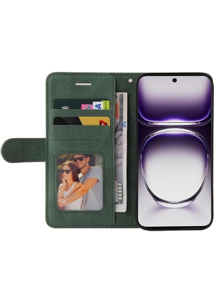 Kart Yuvası Standı Rengi ile Oppo Oppo 12 5g Deri Cüzdan Için Flip Case (Yurt Dışından) indirimleri