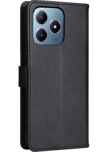 Realme C61 Iş Cüzdan Telefon Kılıfı Için Flip Case Klasik Düz Renk (Yurt Dışından) fiyatları