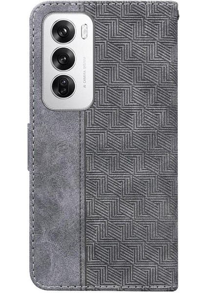 Oppo Flip 12 5g Flip Folio Kickstand Özelliği Için Flip Case Geometrik Pu (Yurt Dışından) indirimleri