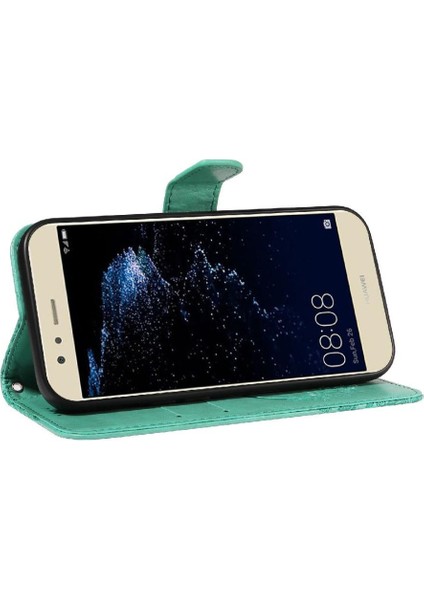 Huawei P10 Lite Için Flip Case Kabartmalı Kelebek ile Yüksek Kaliteli Deri (Yurt Dışından) fırsatları