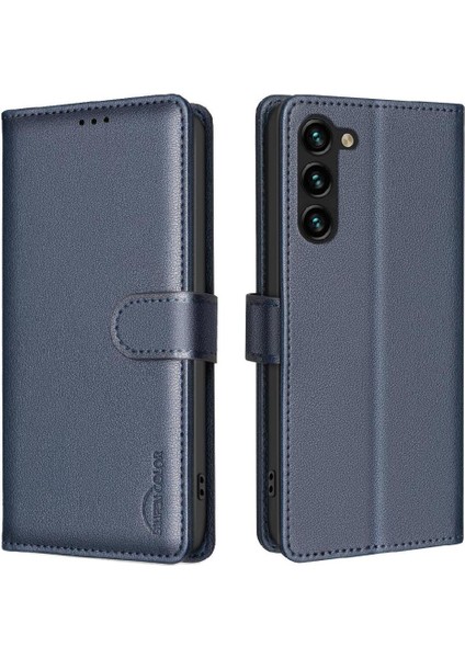 Samsung Galaxy S23 Için Flip Case Kart Tutucu Kickstand Pu Deri Manyetik (Yurt Dışından)