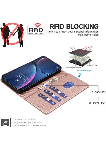 Xiaomi Redmi Not 10 Için Flip Case 4g Pu Deri Kart Tutucu Kickstand (Yurt Dışından)