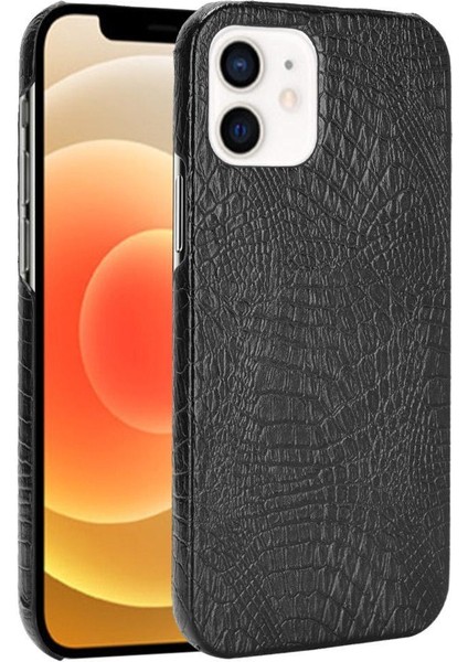 IPhone 12 Mini Uyumluluk Klasik Timsah Için Şık Klasik Kılıf (Yurt Dışından)