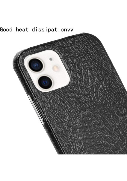 IPhone 12 Mini Uyumluluk Klasik Timsah Için Şık Klasik Kılıf (Yurt Dışından)
