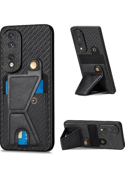 Onur Için Kılıf 80 Pro Standı Fonksiyonu Cardholder Braketi Manyetik Tasarım (Yurt Dışından)