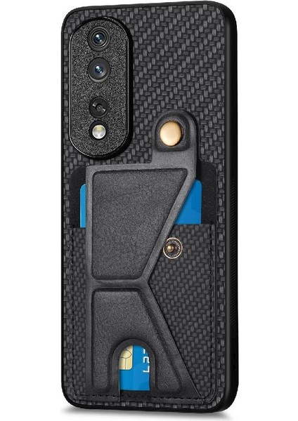 Onur Için Kılıf 80 Pro Standı Fonksiyonu Cardholder Braketi Manyetik Tasarım (Yurt Dışından)