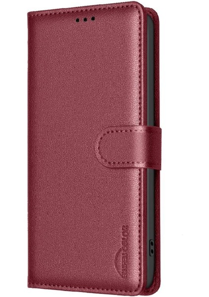 IPhone 13 Için Flip Case Pro Max Manyetik Cüzdan Rfıd Engelleme Pu Deri (Yurt Dışından)