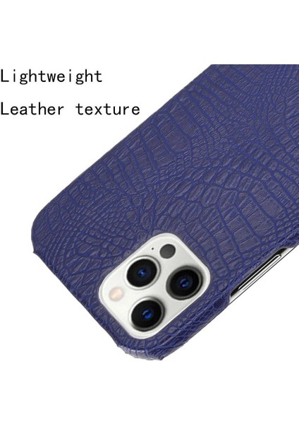 IPhone 12 Pro Max Anti Scratch Klasik Timsah Için Şık Klasik Kılıf (Yurt Dışından)