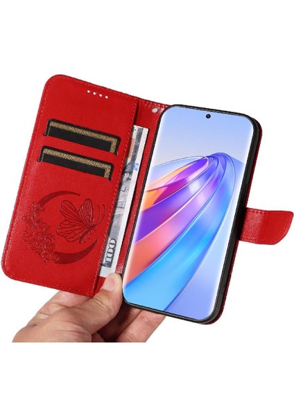 MY Boutique1 Kredi Kartı Yuvası ile Onur Sihirli 5 Lite Için Flip Case Yüksek Kalite El (Yurt Dışından)