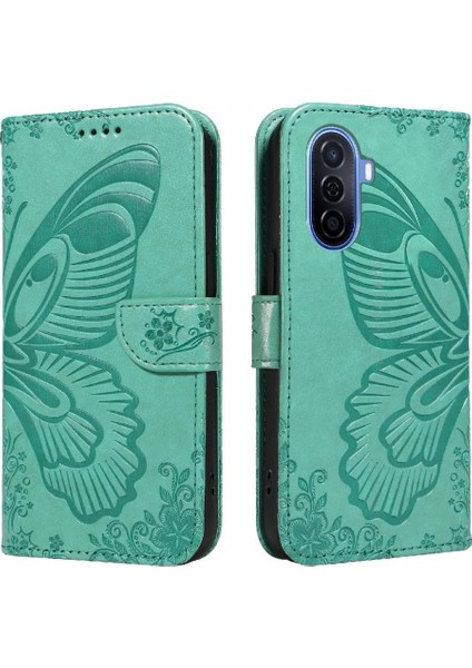 Kredi Kartı Yuvası ile Huawei Nova Y70 Artı Flip Case Yüksek Kalite El (Yurt Dışından)