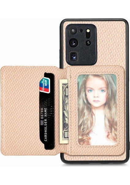 Samsung Galaxy S20 Ultra Standı Fonksiyonu Için Kılıf Rfıd Engelleme Komple (Yurt Dışından)