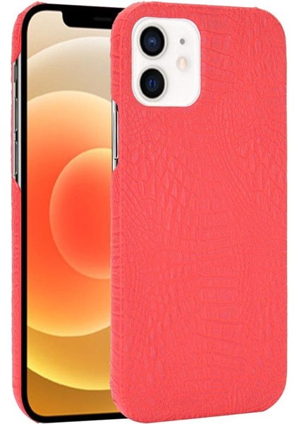 IPhone 12 Mini Uyumluluk Klasik Timsah Için Şık Klasik Kılıf (Yurt Dışından)