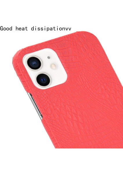 IPhone 12 Mini Uyumluluk Klasik Timsah Için Şık Klasik Kılıf (Yurt Dışından)
