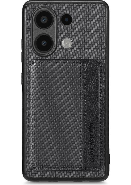 Xiaomi Redmi Için Not 13 4g Standı Fonksiyonu Manyetik Kart Tutucu Rfıd (Yurt Dışından)
